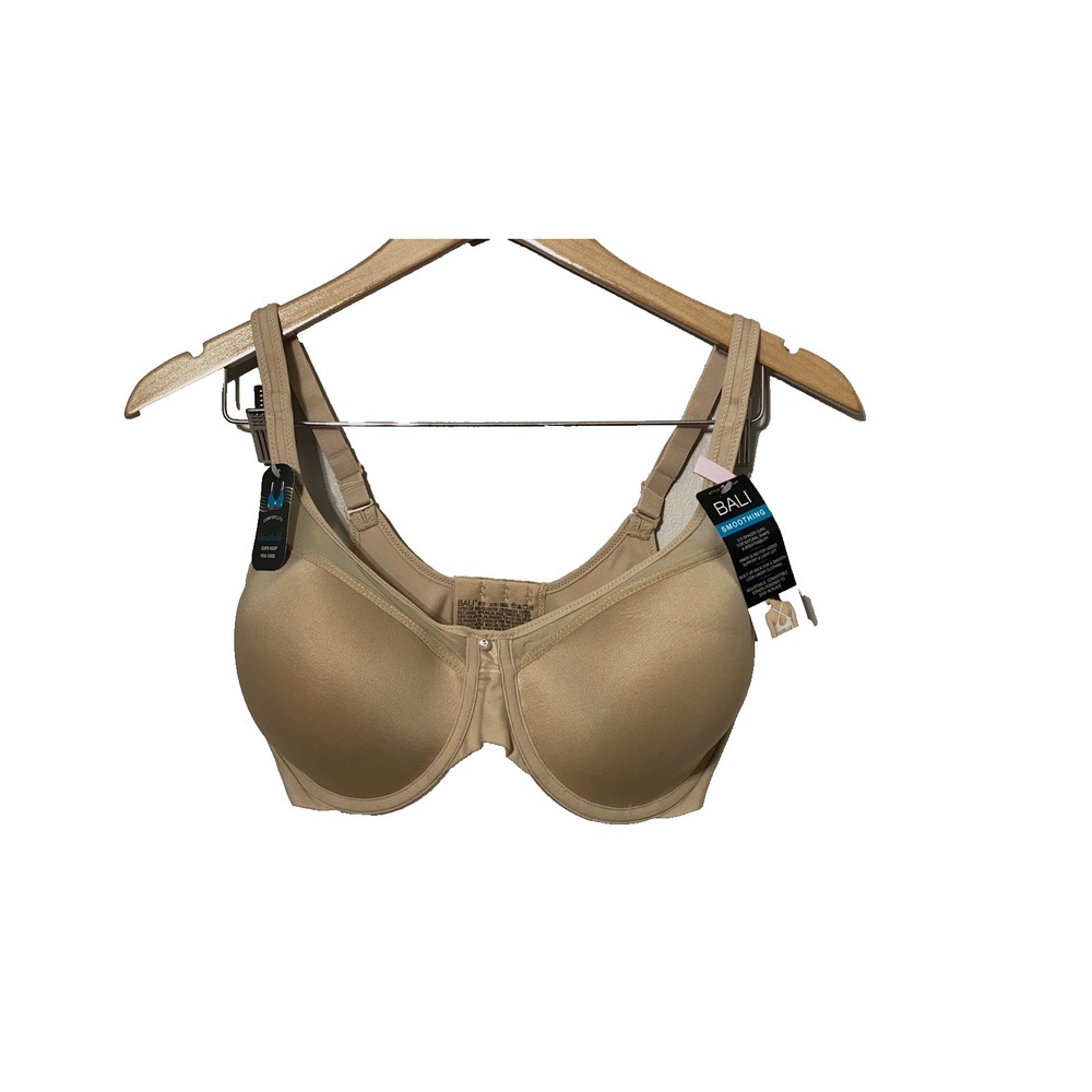 NEW Bali One Smooth U Ultra Light Shaping Underwire Bra 3439 - Beige